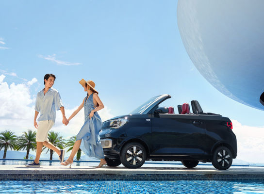 2 deuren 2 de Auto Mini Wuling Hong Guang 280KM van Zetelswuling Ev