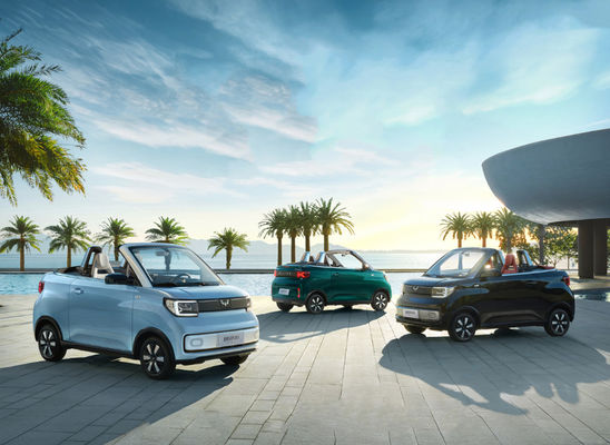 2 deuren 2 de Auto Mini Wuling Hong Guang 280KM van Zetelswuling Ev