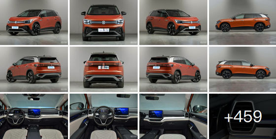 439586KM van de Auto'svw ID.6 CROZZ van VW EV Medio Grote Grootte 5 Deuren 7seats